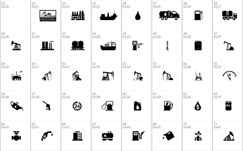 Oil Icons Regular