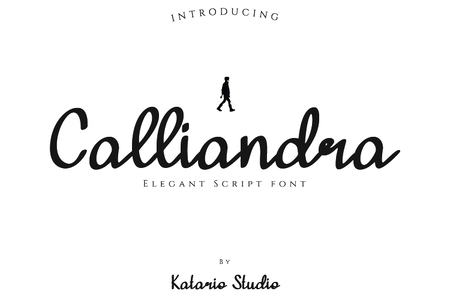 Calliandra-Demo font