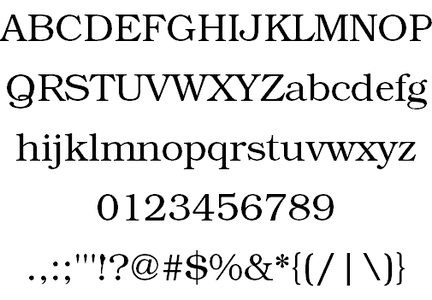 TeX Gyre Bonum font