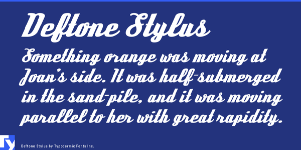 Deftone Stylus font