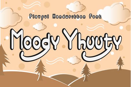 Moody Yhuuty Demo font