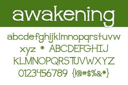 awakening font