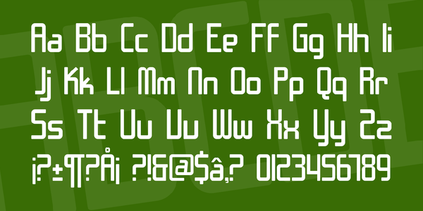 SF Chrome Fenders font