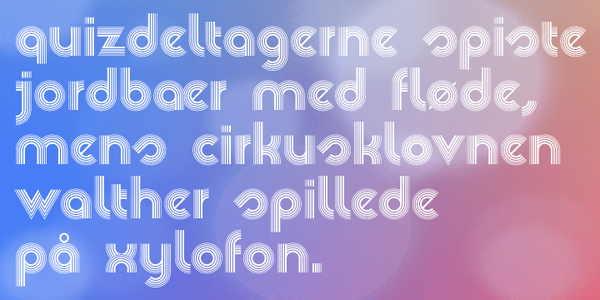 Veselka 4F font