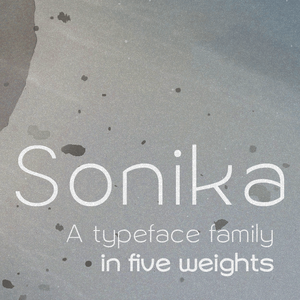 Sonika PERSONAL USE font