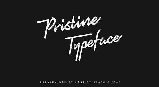  Pristine Script font