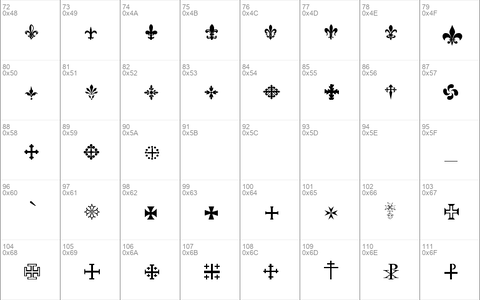 SymbolCrucifix Regular