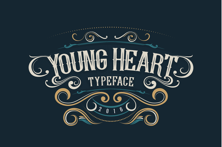 Young Heart font