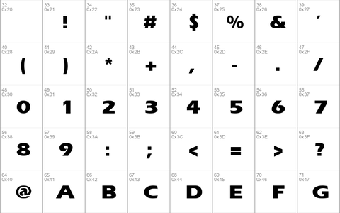 Ergoe Extrabold Expanded