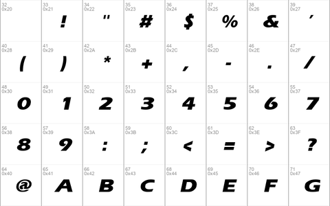 Ergoe Extrabold Expanded