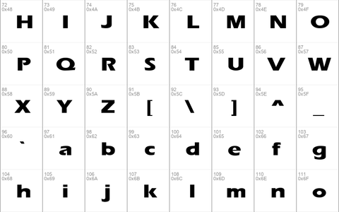 Ergoe Extrabold Expanded