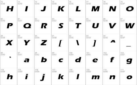 Ergoe Extrabold Expanded