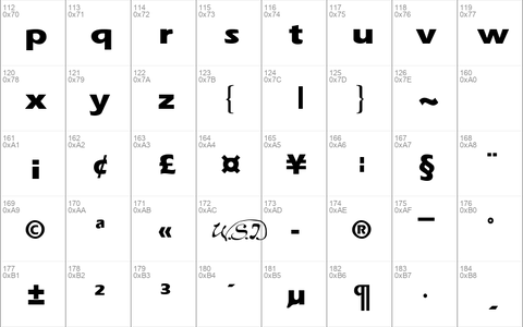 Ergoe Extrabold Expanded