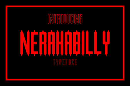 NERAKABILLY-Outline font