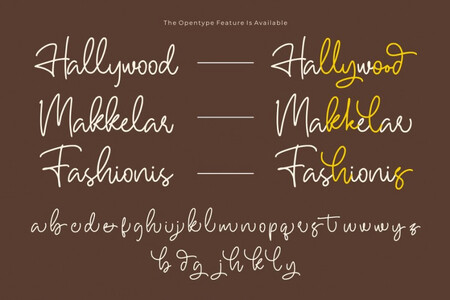 Hallywood font