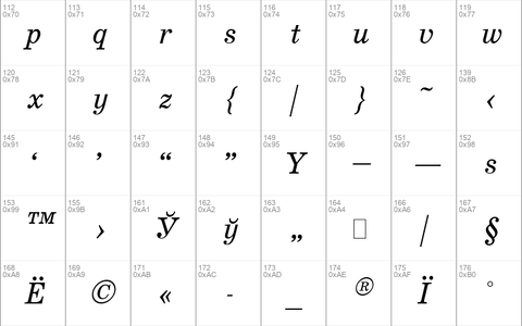 School Italic