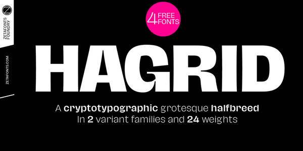 Hagrid Text Trial font