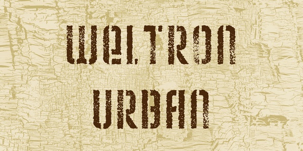 Weltron Urban font