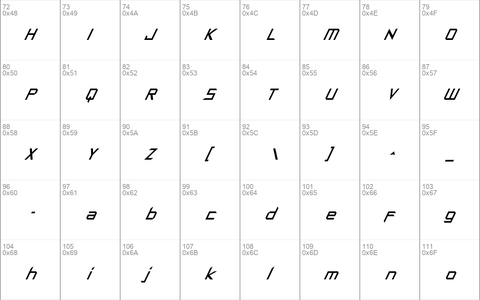 Synthetic Sharps Italic