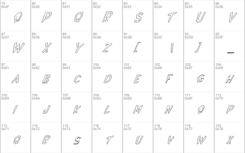 FZ JAZZY 8 HOLLOW ITALIC