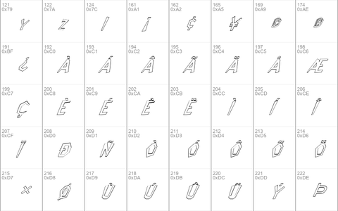 FZ JAZZY 8 HOLLOW ITALIC