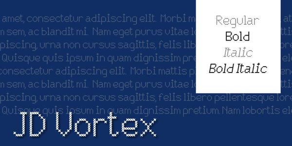 JD Vortex font