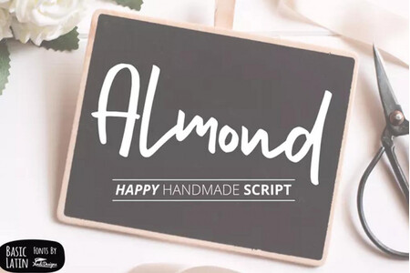 Almond font