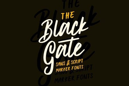Black Gate font