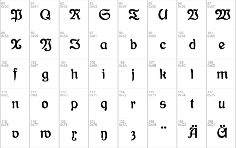 Bauernschrift Regular