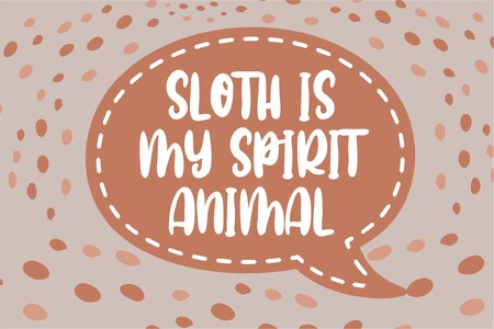 Agile Sloth font