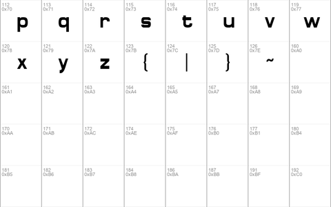 SpaceOutBoldCondensed Regular