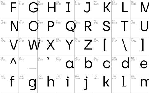 Archia font