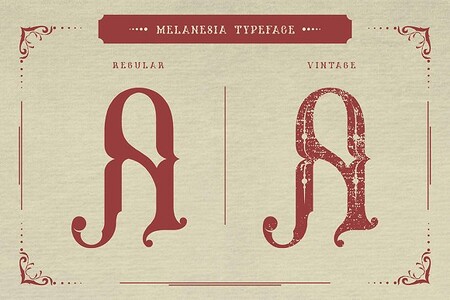 Melanesia Regular font