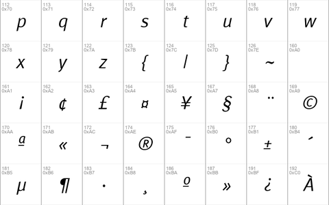 MetaPlusNormal Italic