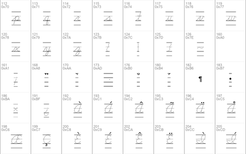 DMOBCursiveDotLine Regular