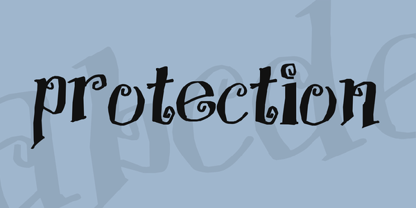 Protection font