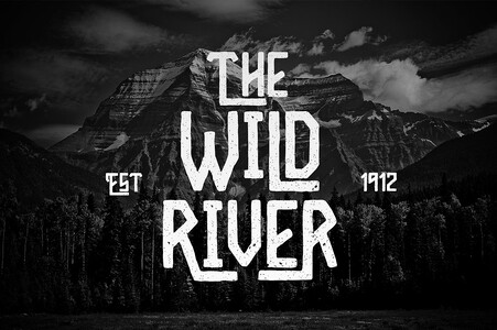 Wild River font