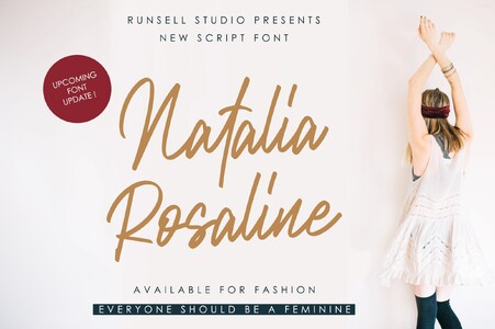 Natalia Rosaline Demo font