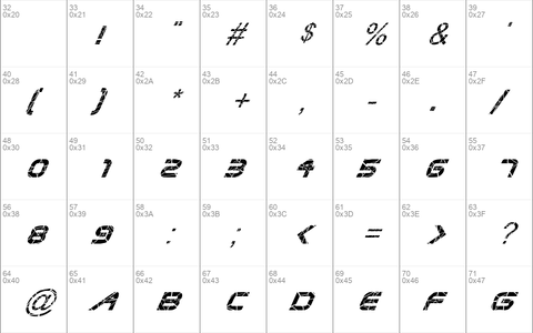 FZ JAZZY 6 CRACKED ITALIC