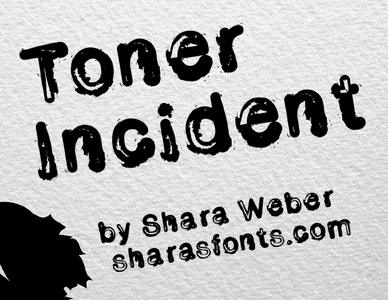 Toner Incident font
