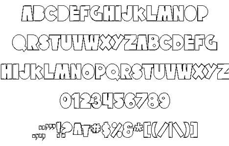 SF Tattle Tales font