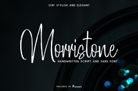 Morristone Demo font