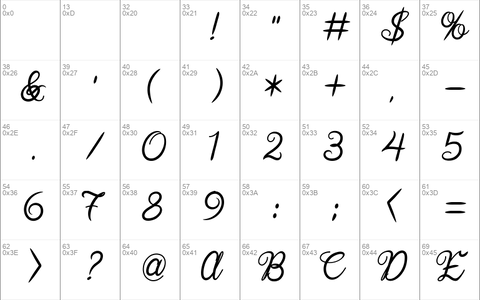 Baline Script font