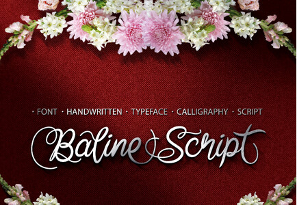 Baline Script font