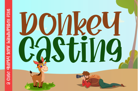 Donkey Casting font