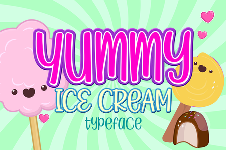 Yummy Ice Cream font