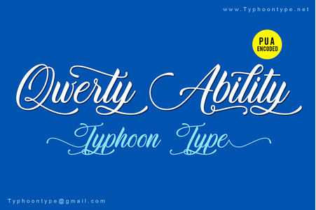 Qwerty Ability - Personal Use font
