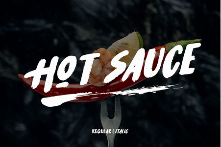 Hot Sauce font