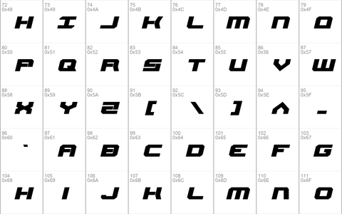 Gearhead Expanded Italic