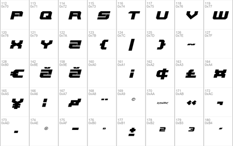 Gearhead Expanded Italic